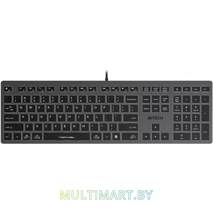 Клавиатура A4Tech Fstyler FX60H (белая подсветка)